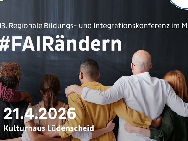 Bei der Regionalen Bildungs- und Integrationskonferenz können sich Interessierte in Workshops und beim Markt der Möglichkeiten breit über Themen wie Teamresilienz, Diversität, Demokratiebildung, Storytelling & mehr informieren und austauschen, Foto Heitmann/Märkischer Kreis 