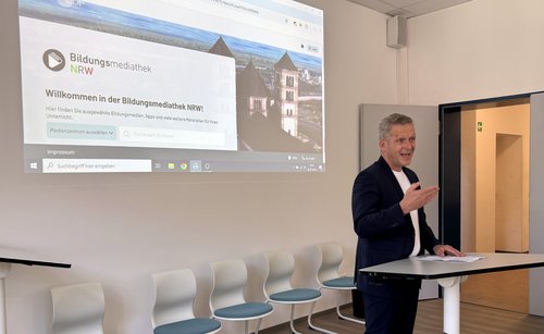 Dr. Markus Schäfer, Dezernent „Bildung in der digitalen Welt“ bei der Bezirksregierung Arnsberg. Foto: Alexander Bange / Märkischer Kreis