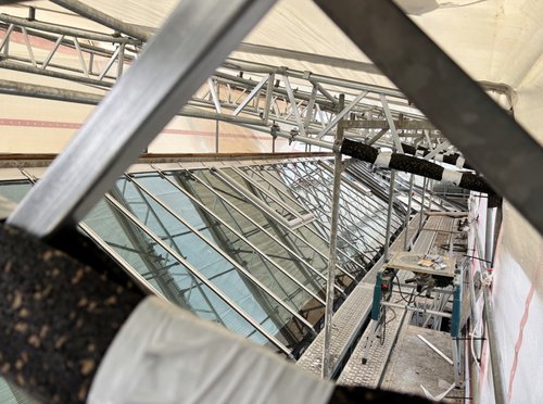 Durch die neuen Glasfassaden verspricht sich der Märkische Kreis eine Energieeinsparung von mehr als 50 Prozent. Foto: Alexander Bange / Märkischer Kreis