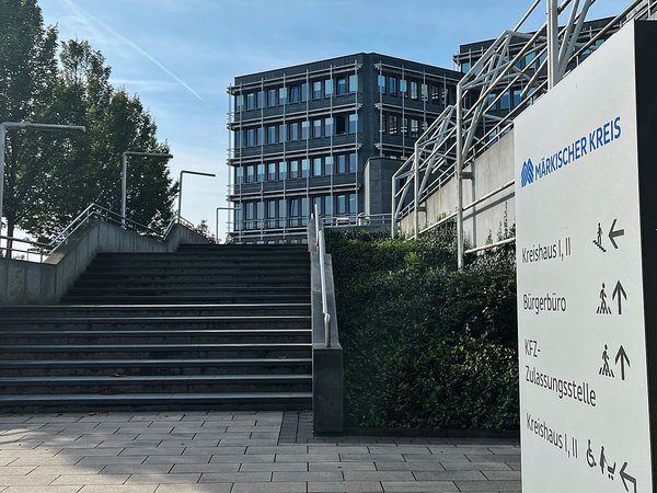 Treppenaufgang Kreishaus Märkischer Kreis