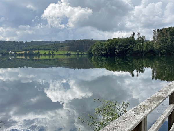 „Ausgezeichnet“: Seit vielen Jahren gibt es die Bestnote für die Wasserqualität der Listertalsperre. Foto: Alexander Bange / Märkischer Kreis