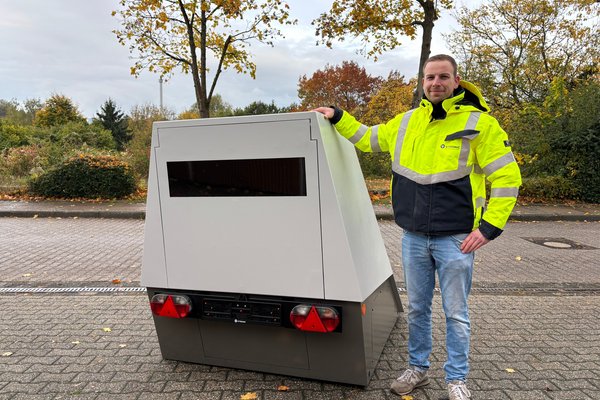 Der Märkische Kreis hat einen neuen Enforcement-Trailer erhalten. Foto: Katharina Buschmann / Märkischer Kreis