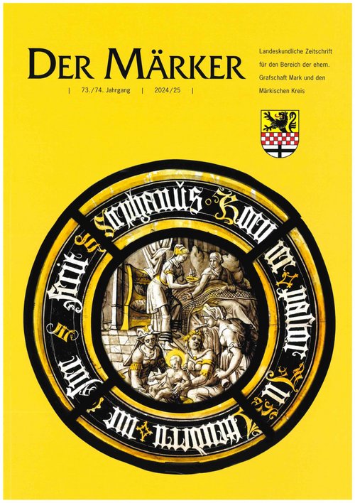 „Der Märker“ für die Jahre 2024 und 2025 ist da. Die Landeskundliche Zeitschrift für den Bereich der ehemaligen Grafschaft Mark und den Märkischen Kreis ist im Buchhandel, im Kreisarchiv und in den Bürgerbüros der Kreisverwaltung erhältlich.