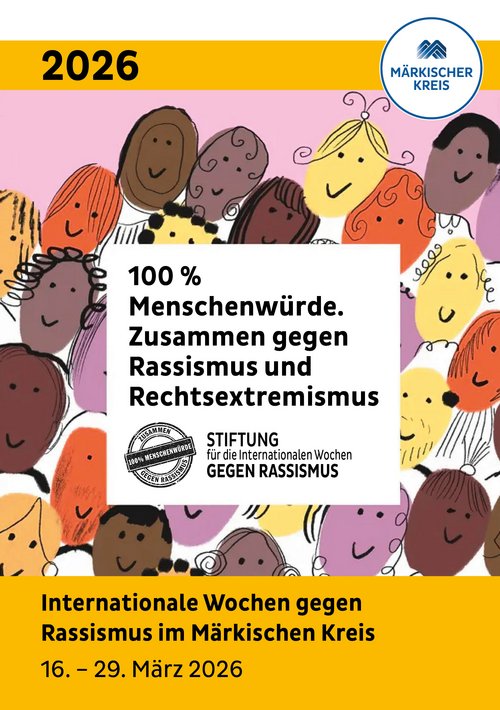 Die Internationalen Wochen gegen Rassismus finden in diesem Jahr unter dem Motto „100% Menschenwürde. Zusammen gegen Rassismus und Rechtsextremismus“ statt. Symbolbild Sophie Niklas