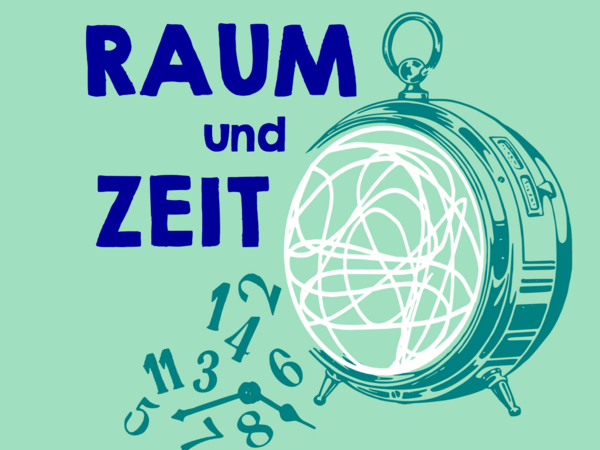Zwischen Raum und Zeit - Plakatmotiv für das Schulfest der Schule an der Höh am 9. Mai.