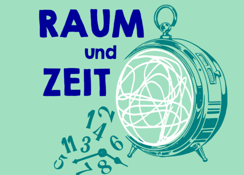 Zwischen Raum und Zeit - Plakatmotiv für das Schulfest der Schule an der Höh am 9. Mai.