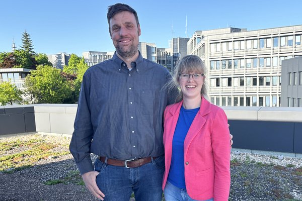 Gregor Heggemann und Alexandra Scharpe sind das neue Klima-Team beim Märkischen Kreis. Foto: Hannah Heyn / Märkischer Kreis